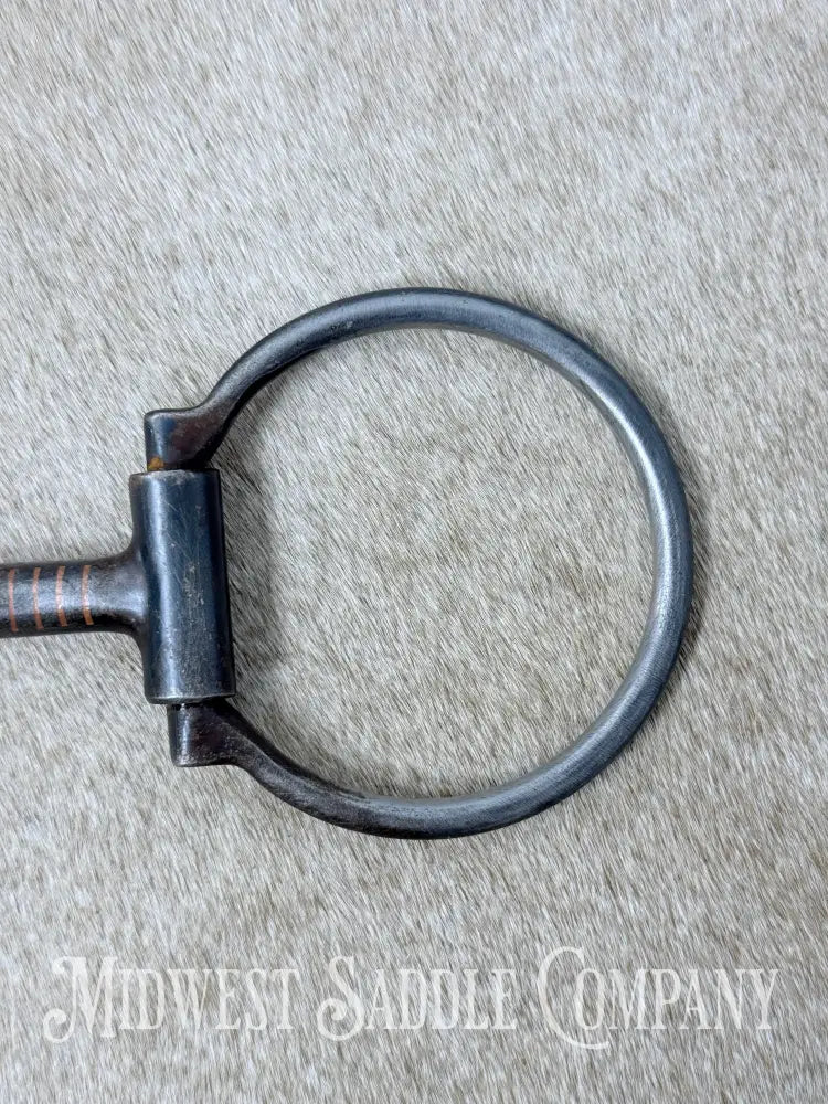 Dutton Single Jointed Snaffle Western Dee Bit Sweet Iron 5.25” - Bit