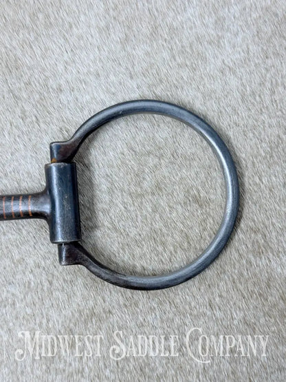 Dutton Single Jointed Snaffle Western Dee Bit Sweet Iron 5.25” - Bit