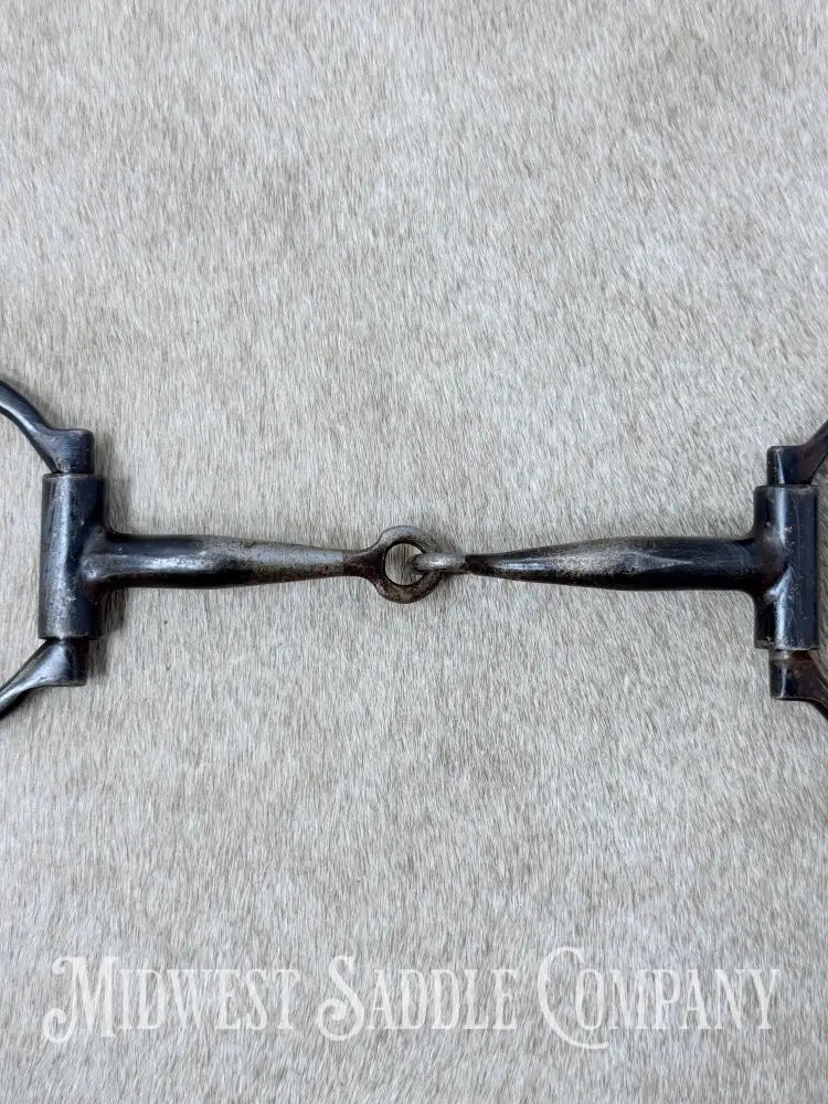 Dutton Single Jointed Snaffle Western Dee Bit Sweet Iron 5.25” - Bit