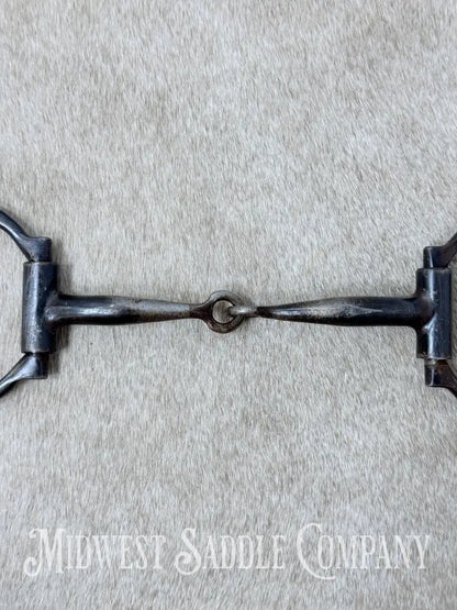 Dutton Single Jointed Snaffle Western Dee Bit Sweet Iron 5.25” - Bit