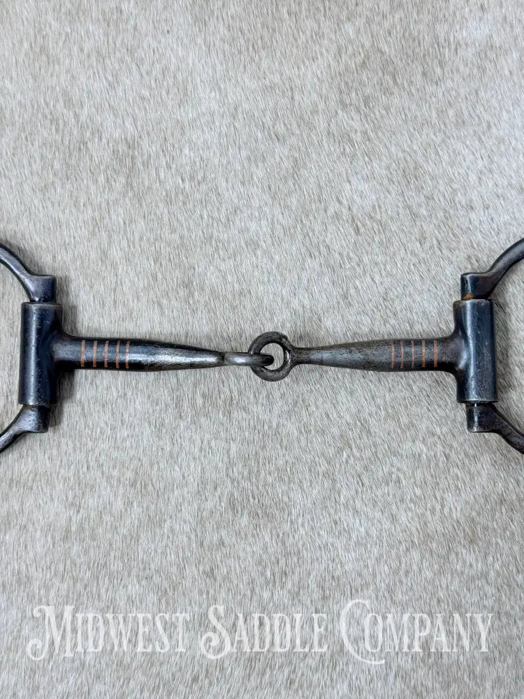 Dutton Single Jointed Snaffle Western Dee Bit Sweet Iron 5.25” - Bit