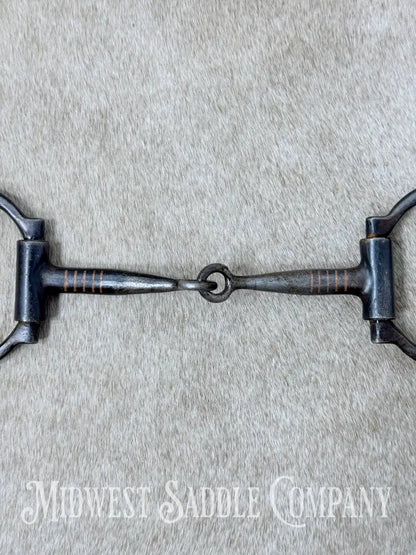Dutton Single Jointed Snaffle Western Dee Bit Sweet Iron 5.25” - Bit