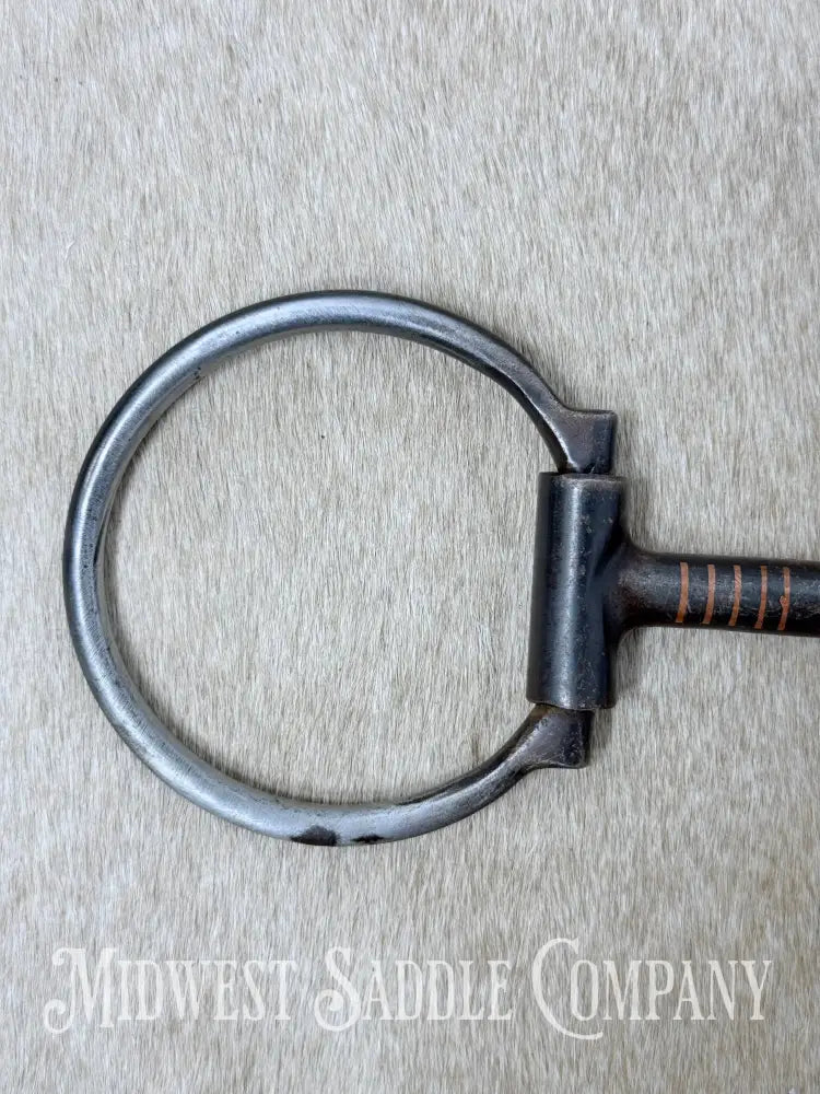 Dutton Single Jointed Snaffle Western Dee Bit Sweet Iron 5.25” - Bit