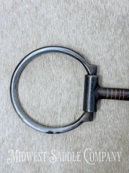 Dutton Single Jointed Snaffle Western Dee Bit Sweet Iron 5.25” - Bit