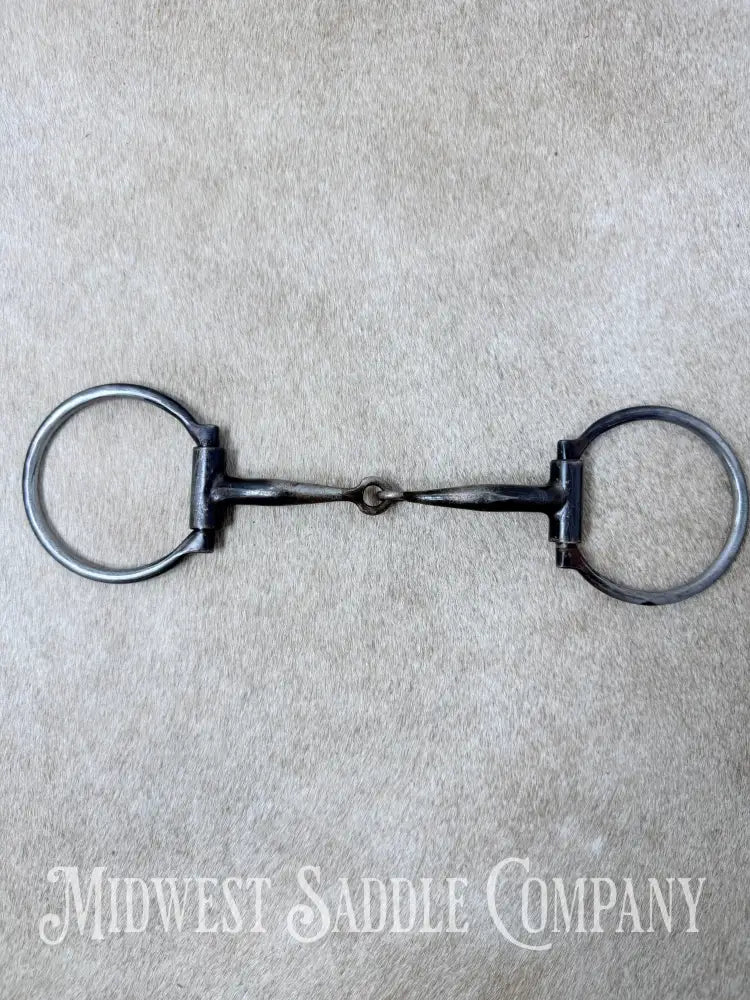 Dutton Single Jointed Snaffle Western Dee Bit Sweet Iron 5.25” - Bit