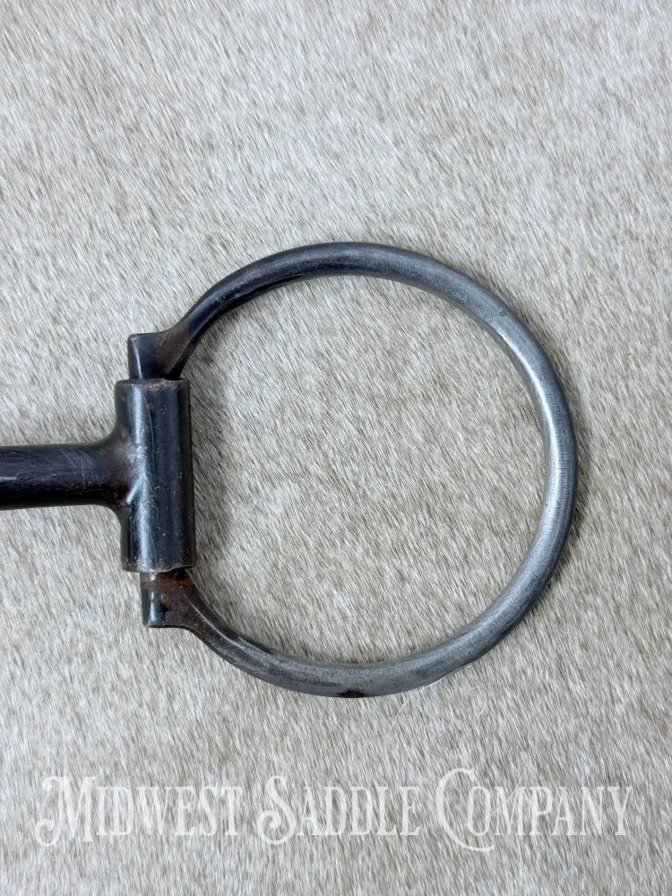Dutton Single Jointed Snaffle Western Dee Bit Sweet Iron 5.25” - Bit