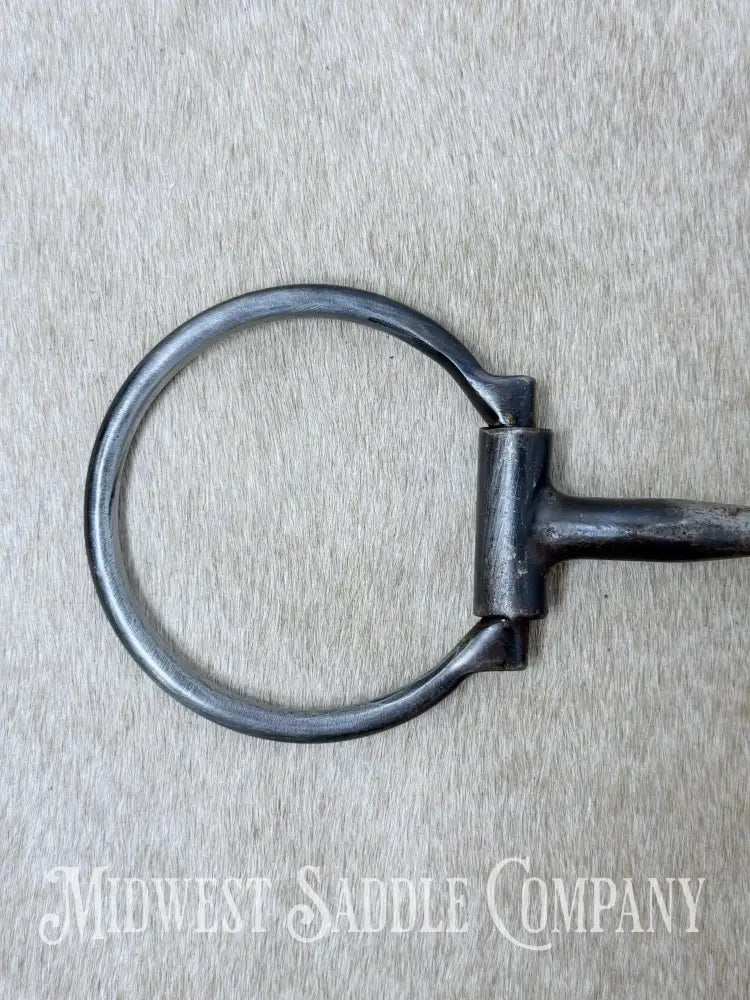 Dutton Single Jointed Snaffle Western Dee Bit Sweet Iron 5.25” - Bit