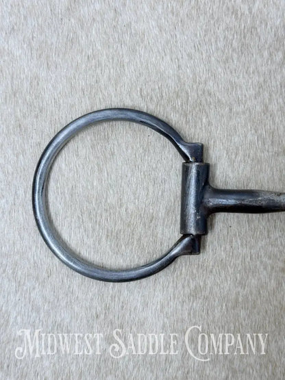 Dutton Single Jointed Snaffle Western Dee Bit Sweet Iron 5.25” - Bit