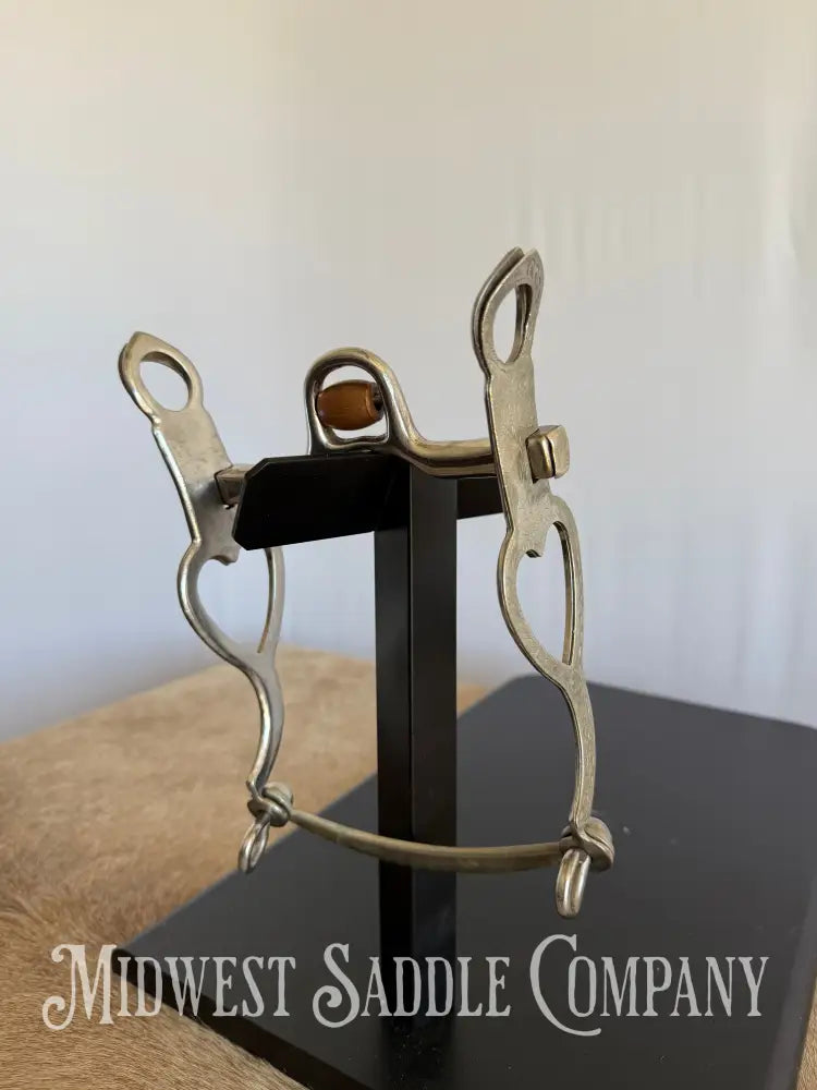 Empty Heart Copper Roller Western Show Horse Bit Bit