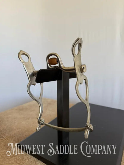 Empty Heart Copper Roller Western Show Horse Bit Bit