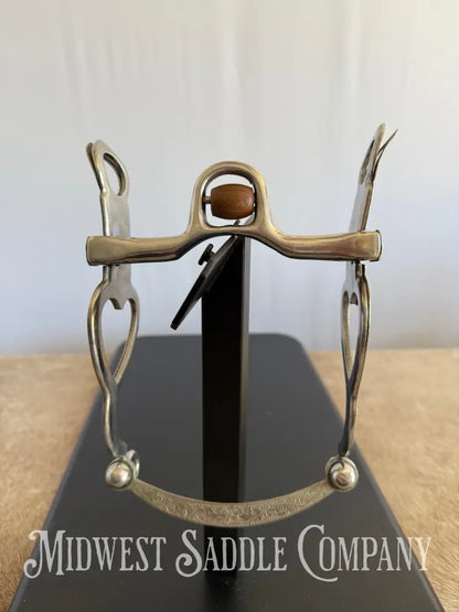 Empty Heart Copper Roller Western Show Horse Bit Bit