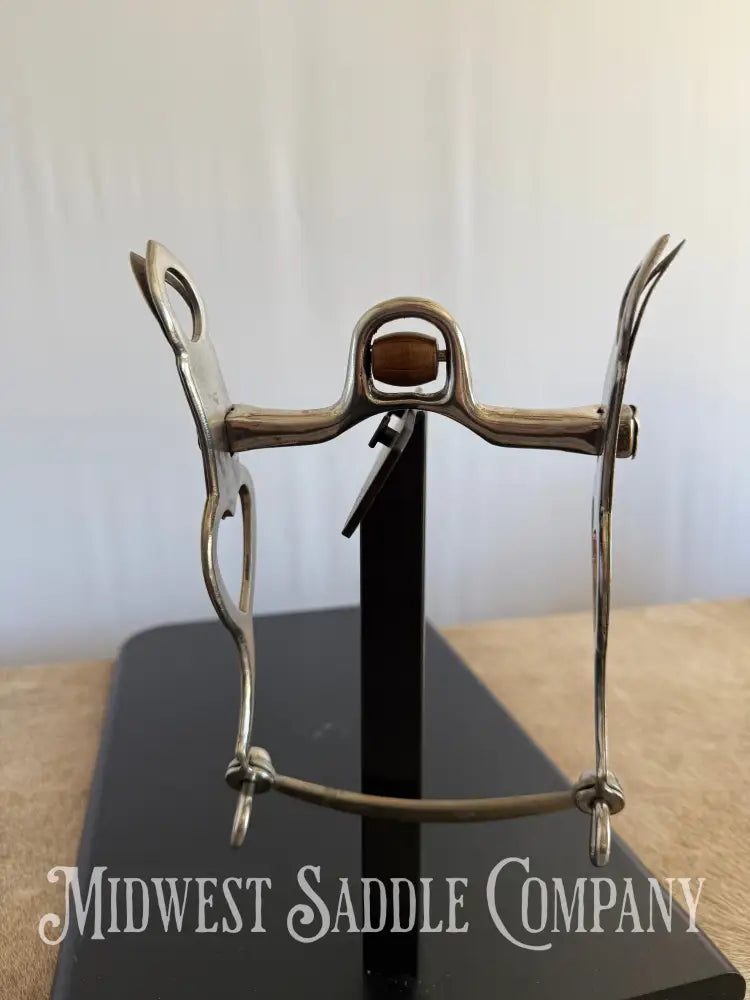 Empty Heart Copper Roller Western Show Horse Bit Bit