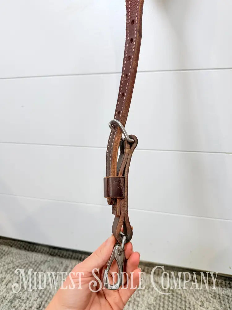 Heavy Oil Pulling Breast Collar Leather Full Horse Size - Breast Collar