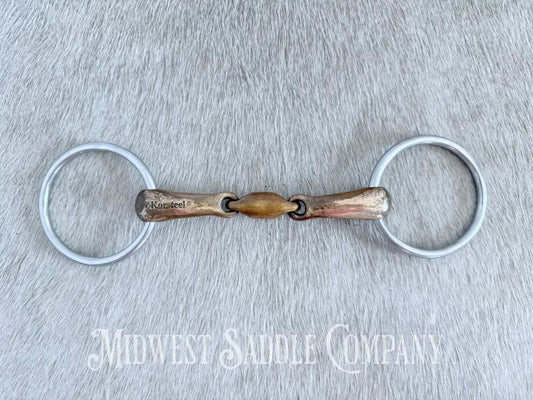 JP Korsteel Copper Mouth Loose Ring Snaffle 5” Bit