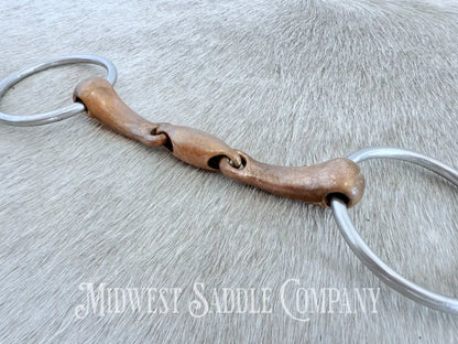 JP Korsteel Copper Mouth Loose Ring Snaffle 5” Bit