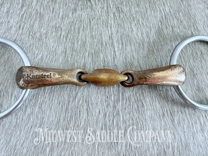 JP Korsteel Copper Mouth Loose Ring Snaffle 5” Bit