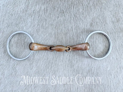 JP Korsteel Copper Mouth Loose Ring Snaffle 5” Bit