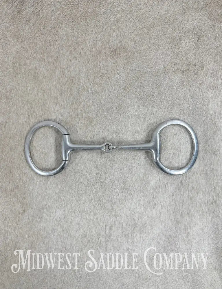 Korsteel Stainless Steel Eggbutt Snaffle Bit 5” Bit