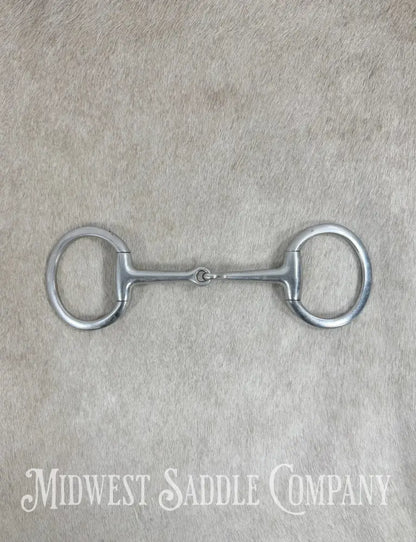 Korsteel Stainless Steel Eggbutt Snaffle Bit 5” Bit
