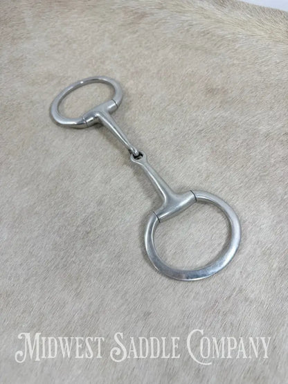Korsteel Stainless Steel Eggbutt Snaffle Bit 5” Bit