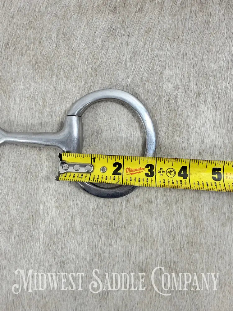 Korsteel Stainless Steel Eggbutt Snaffle Bit 5” Bit