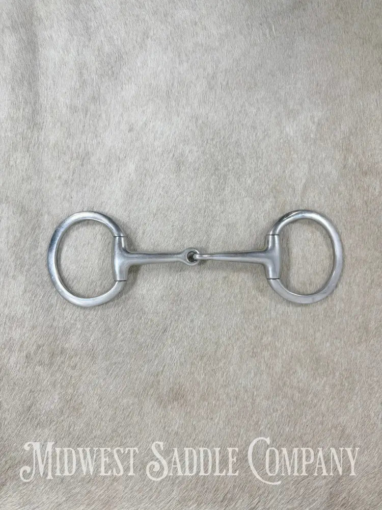 Korsteel Stainless Steel Eggbutt Snaffle Bit 5” Bit