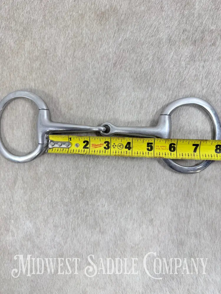 Korsteel Stainless Steel Eggbutt Snaffle Bit 5” Bit