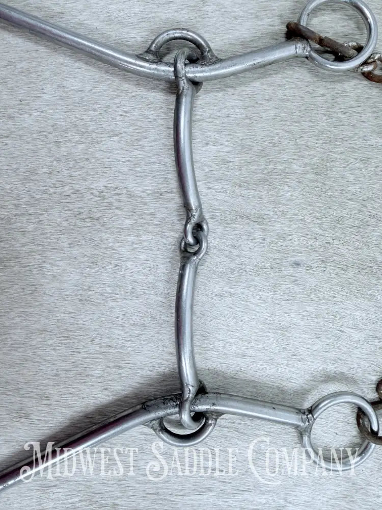 L & W Lift Smooth Snaffle Bit 5” Bit
