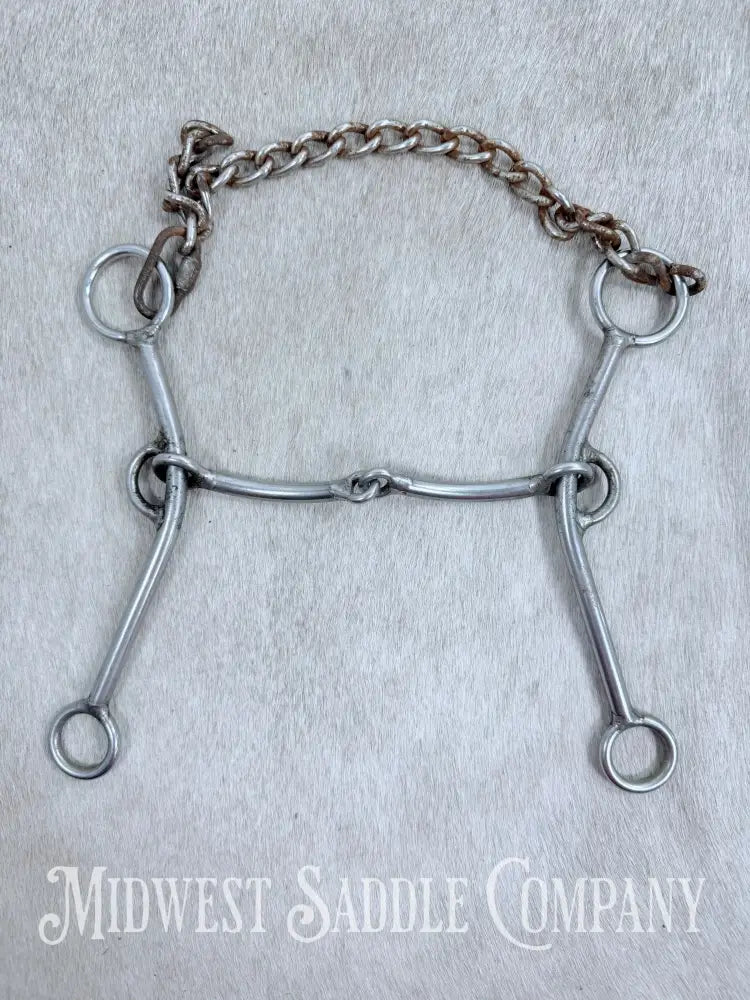 L & W Lift Smooth Snaffle Bit 5” Bit
