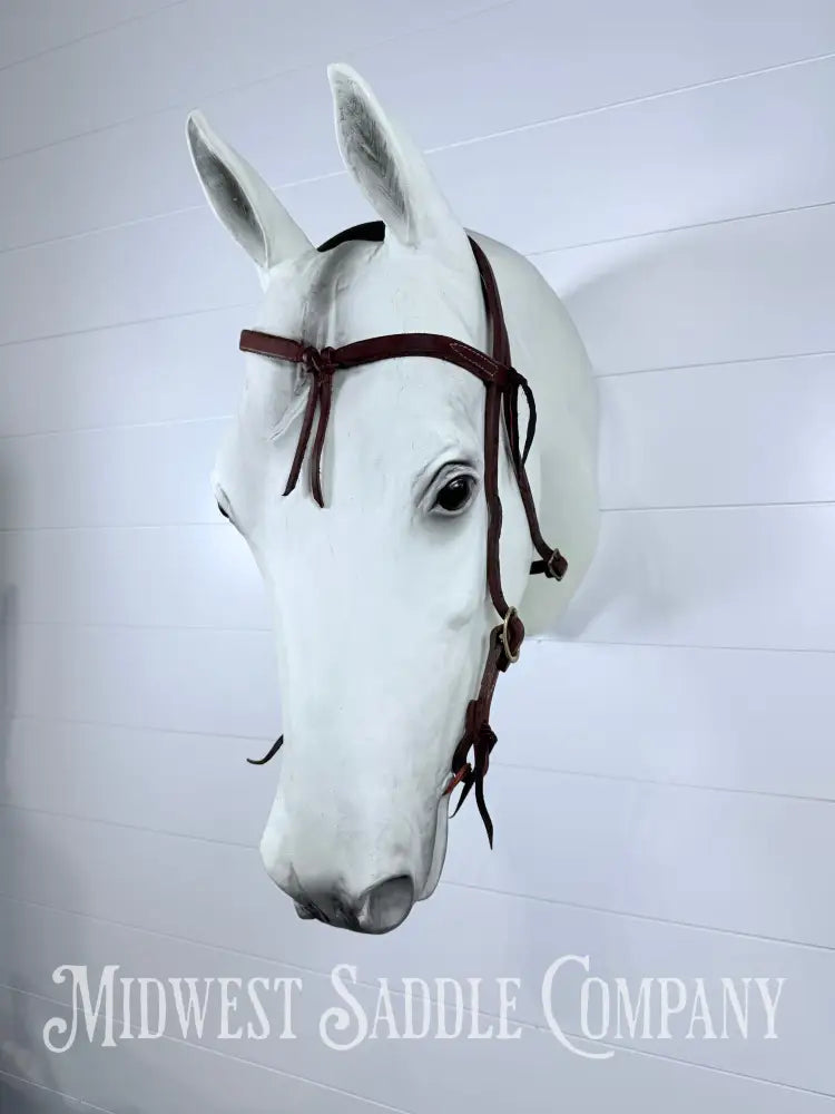 Leather Futurity Browband Headstall Small Horse Size - Bridles & Headstalls
