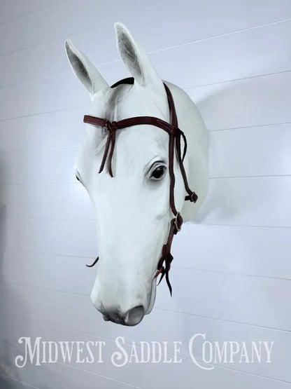 Leather Futurity Browband Headstall Small Horse Size - Bridles & Headstalls