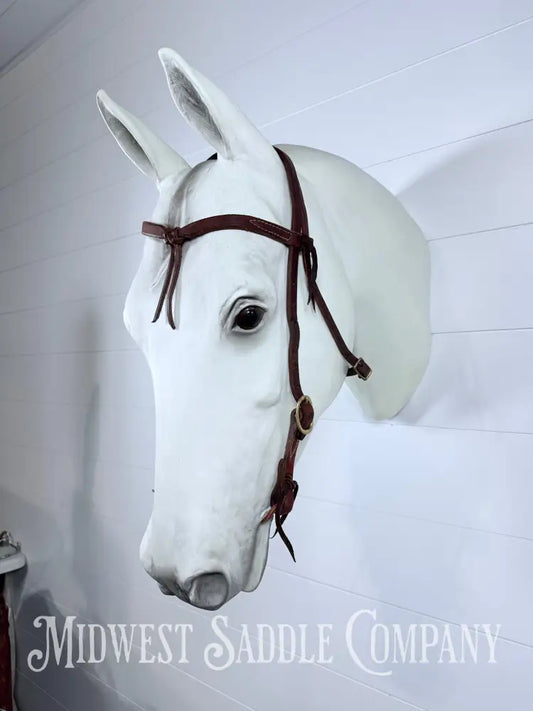 Leather Futurity Browband Headstall Small Horse Size - Bridles & Headstalls