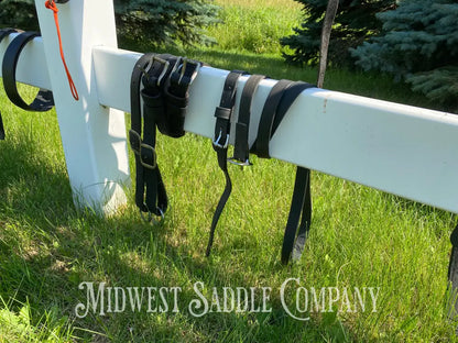 Light Horse Team Leather Driving Harnesses - Show / Parade Harness