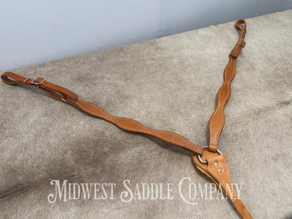 Light Oil Plain Scalloped Breast Collar Breast Collar