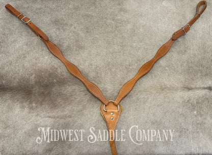 Light Oil Plain Scalloped Breast Collar Breast Collar