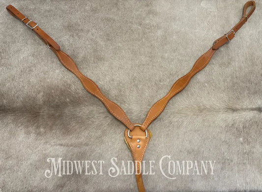 Light Oil Plain Scalloped Breast Collar Breast Collar