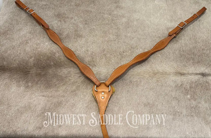 Light Oil Plain Scalloped Breast Collar Breast Collar