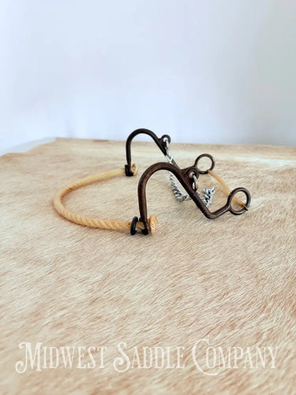Little S Rope Nose Hackamore Full Horse Size Bit