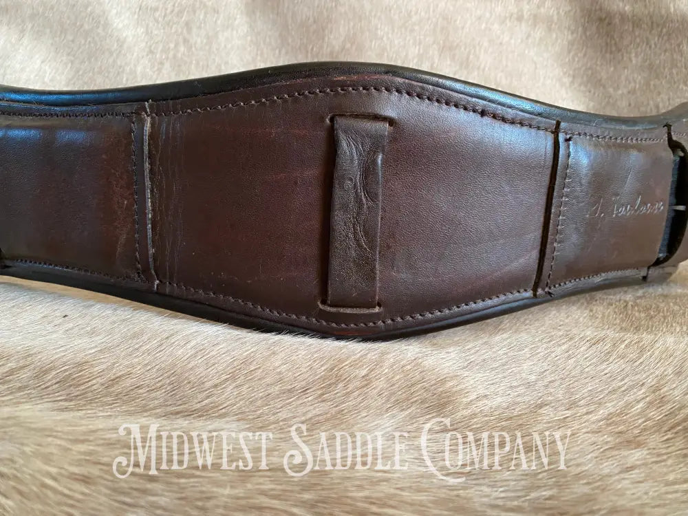 M. Toulouse Leather Dressage Monoflap Girth With Spring Buckles - 24” English