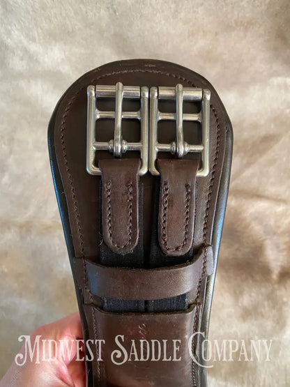 M. Toulouse Leather Dressage Monoflap Girth With Spring Buckles - 24” English