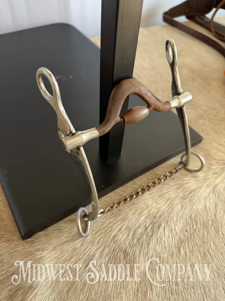 Medium Port with Roller Western Horse Training Bit