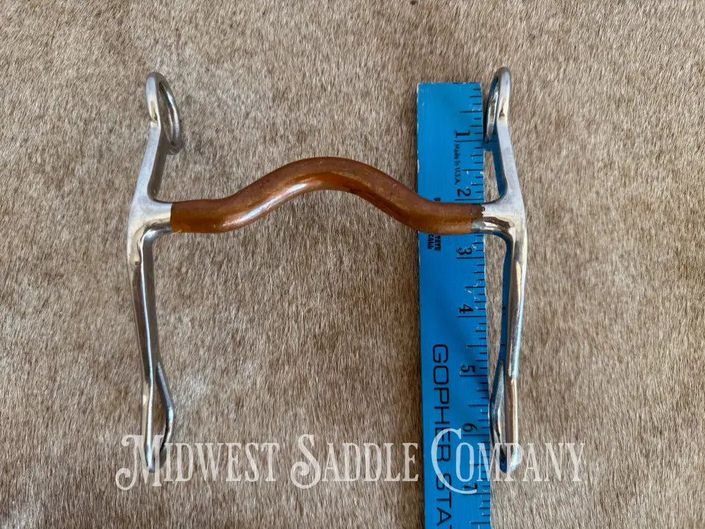 Metalab Partrade Copper Low Port C-Shank Western Horse Bit Bit
