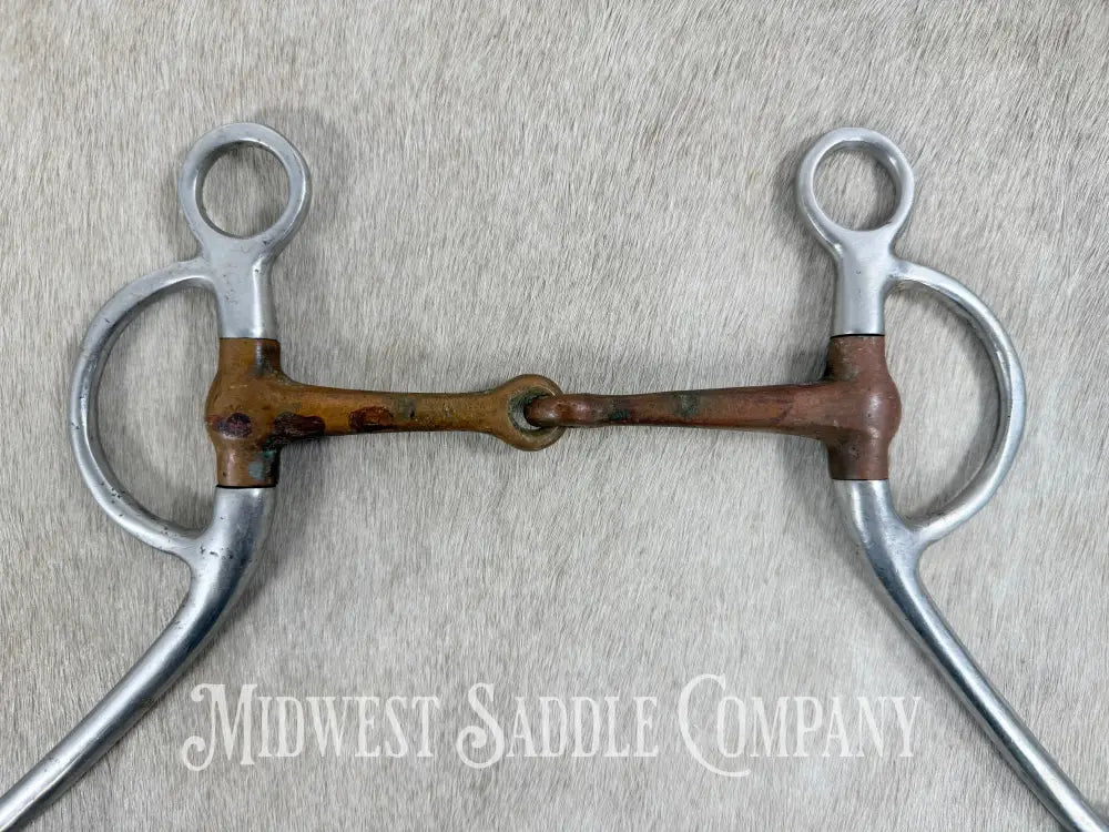 Metalab Partrade Stainless Steel Copper Mouth Snaffle Training Bit Bit