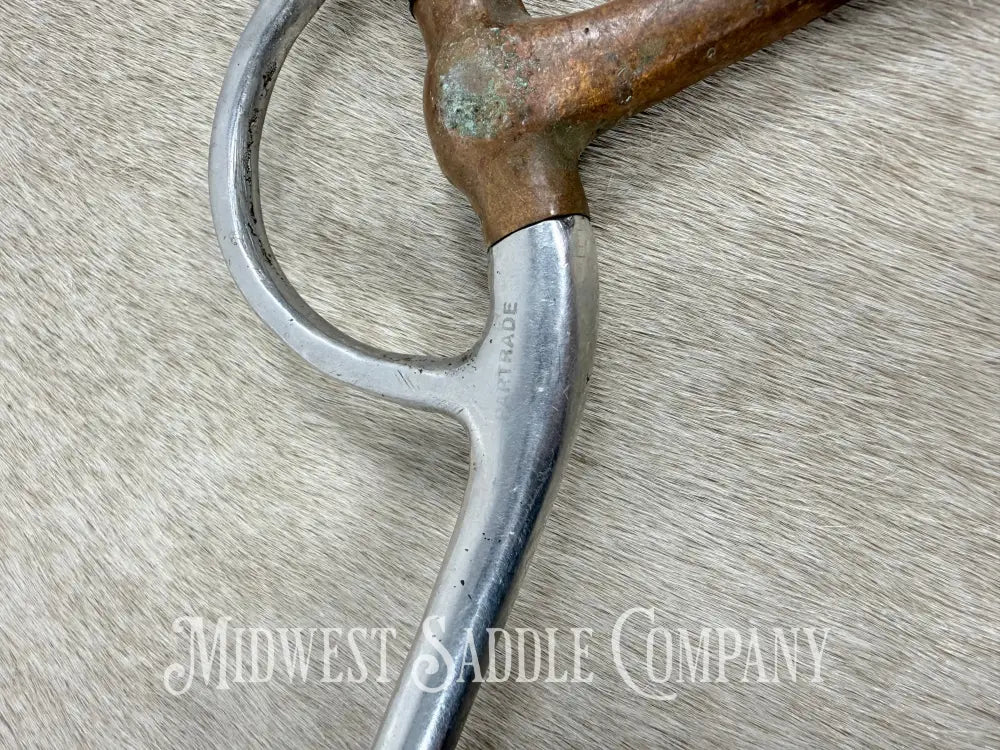Metalab Partrade Stainless Steel Copper Mouth Snaffle Training Bit Bit