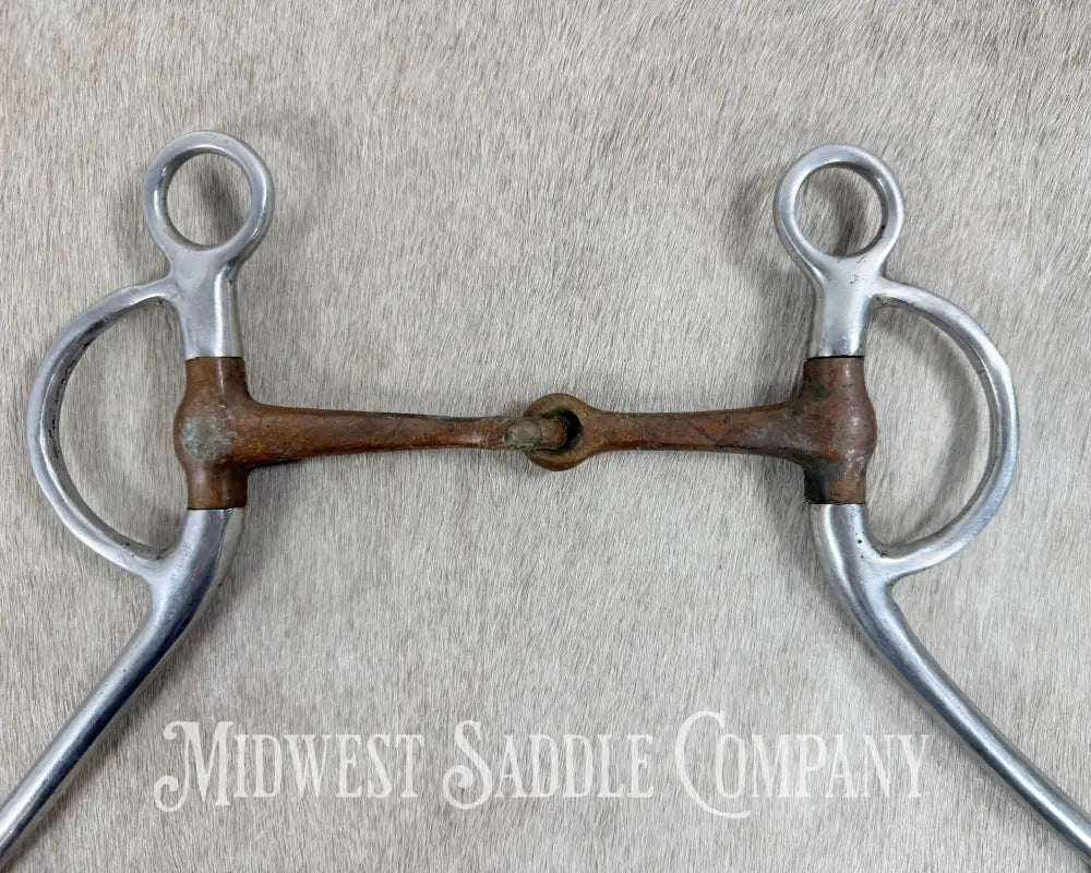 Metalab Partrade Stainless Steel Copper Mouth Snaffle Training Bit Bit