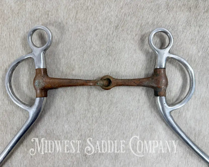 Metalab Partrade Stainless Steel Copper Mouth Snaffle Training Bit Bit
