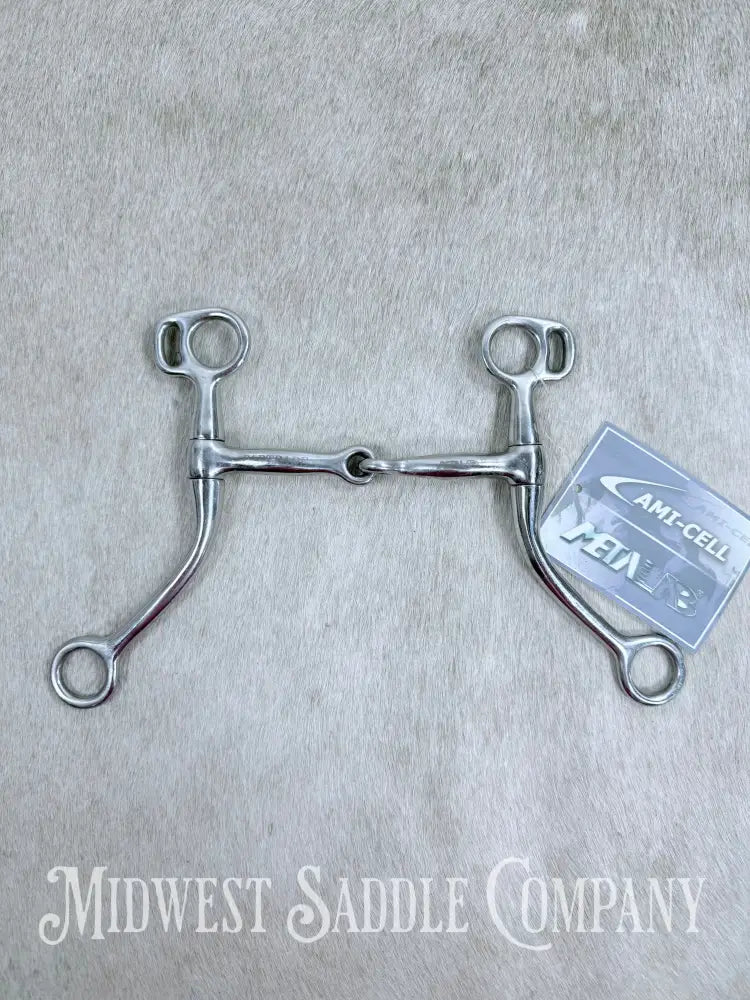 Mors Cheval Western Low Port Embouchure De Cheval Western Inox Partrade Taille 5 - Low Port - Neuf (NOS) Metalab Bits