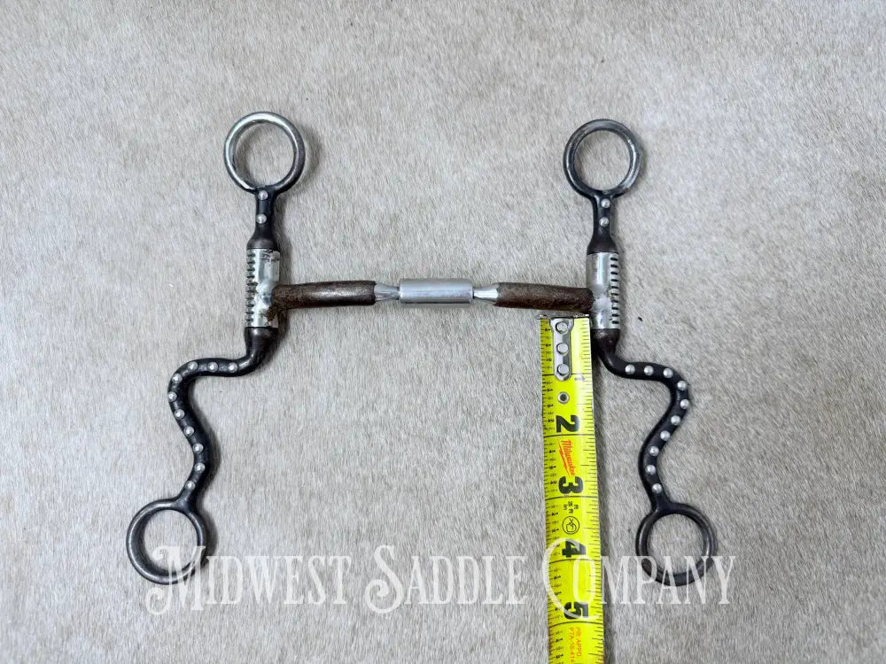 Myler Black Steel Seven Shank Comfort Snaffle Wide Barrel MB 02 Stage 1 5” - Bit