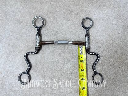 Myler Black Steel Seven Shank Comfort Snaffle Wide Barrel MB 02 Stage 1 5” - Bit