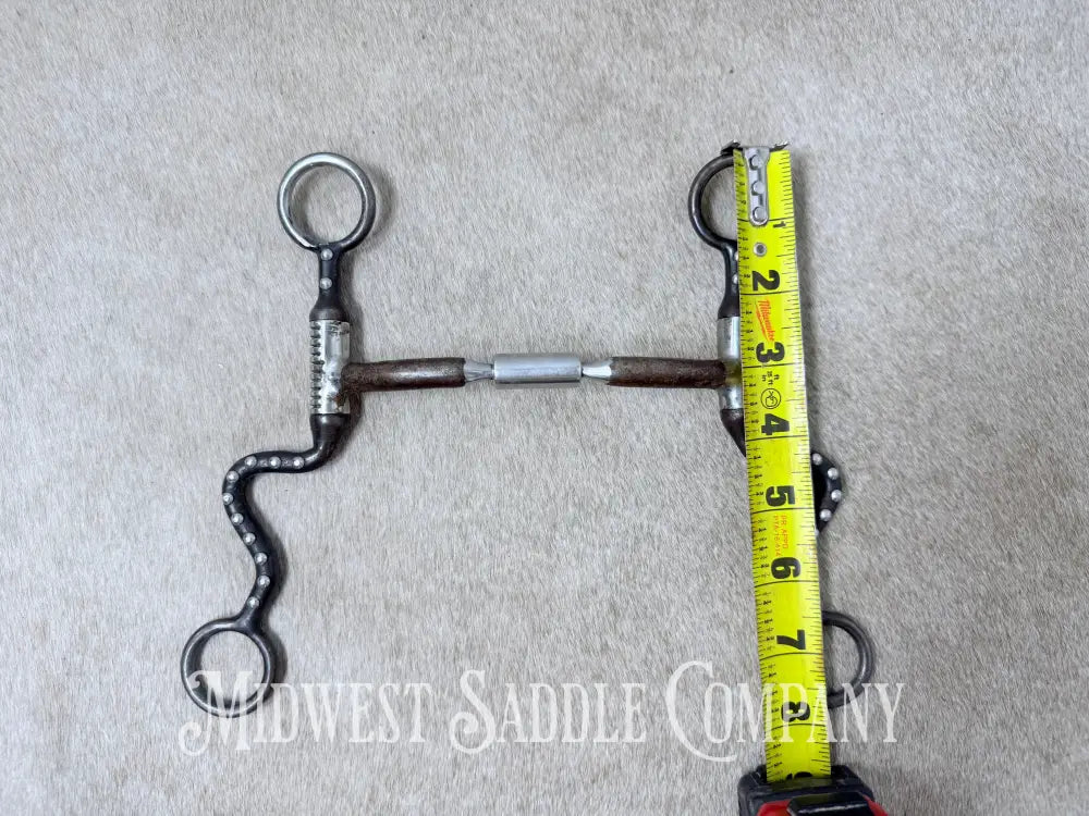 Myler Black Steel Seven Shank Comfort Snaffle Wide Barrel MB 02 Stage 1 5” - Bit